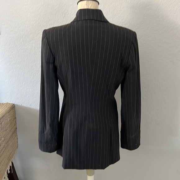 Guess gray white stripe blazer, Size S - Picture 4 of 8